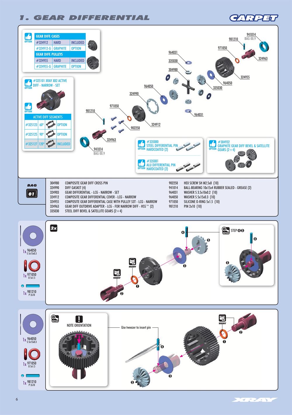 Xray - XT2D 2024 (XT2D'24) - Manual - Page 6