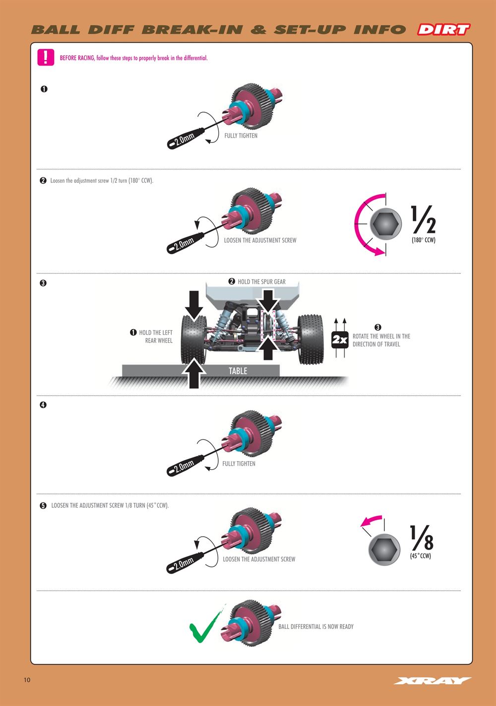 Xray - XT2D 2024 (XT2D'24) - Manual - Page 10
