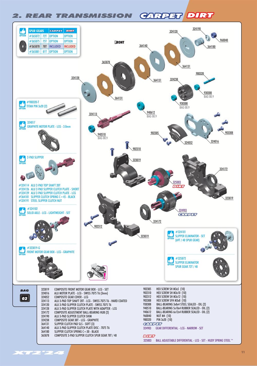 Xray - XT2D 2024 (XT2D'24) - Manual - Page 11