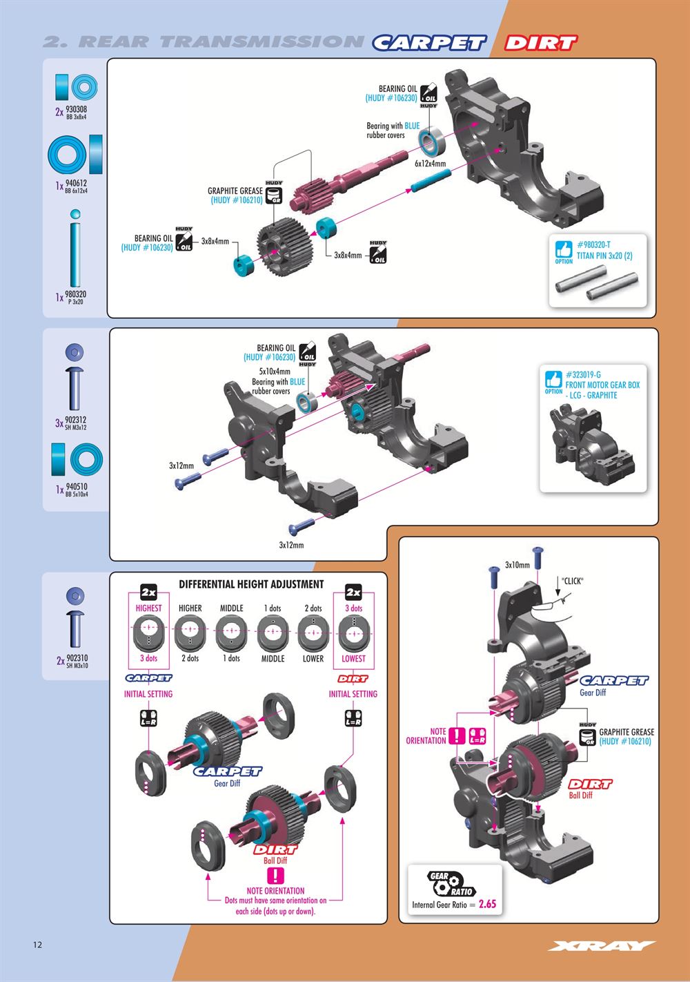 Xray - XT2D 2024 (XT2D'24) - Manual - Page 12