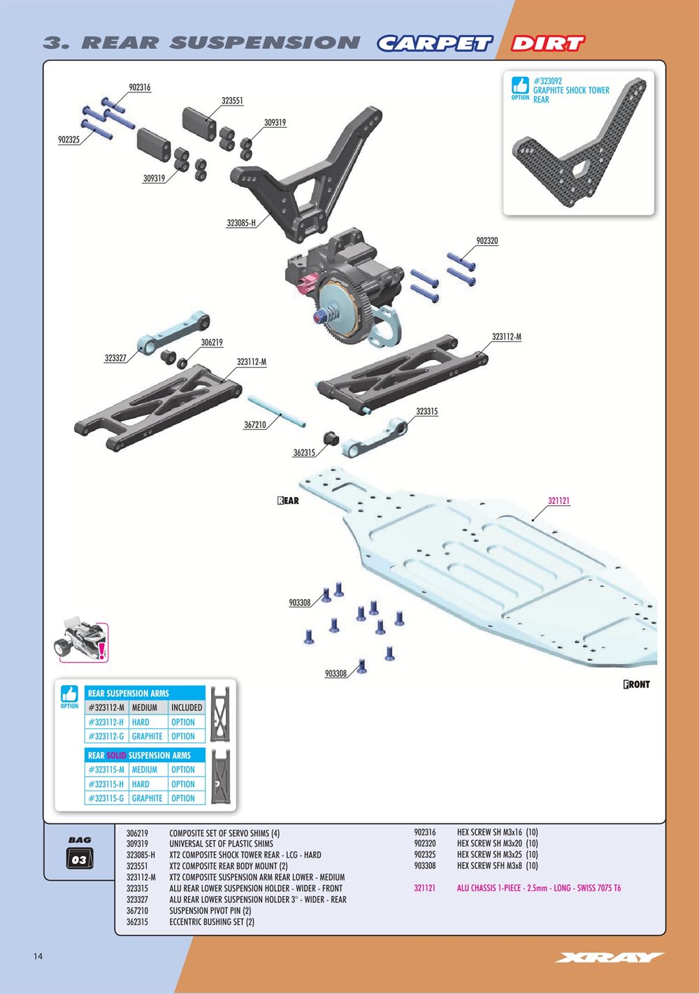 Xray - XT2D 2024 (XT2D'24) - Manual - Page 14