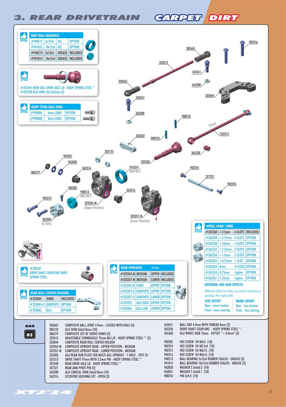 Xray - XT2D 2024 (XT2D'24) - Manual - Page 17