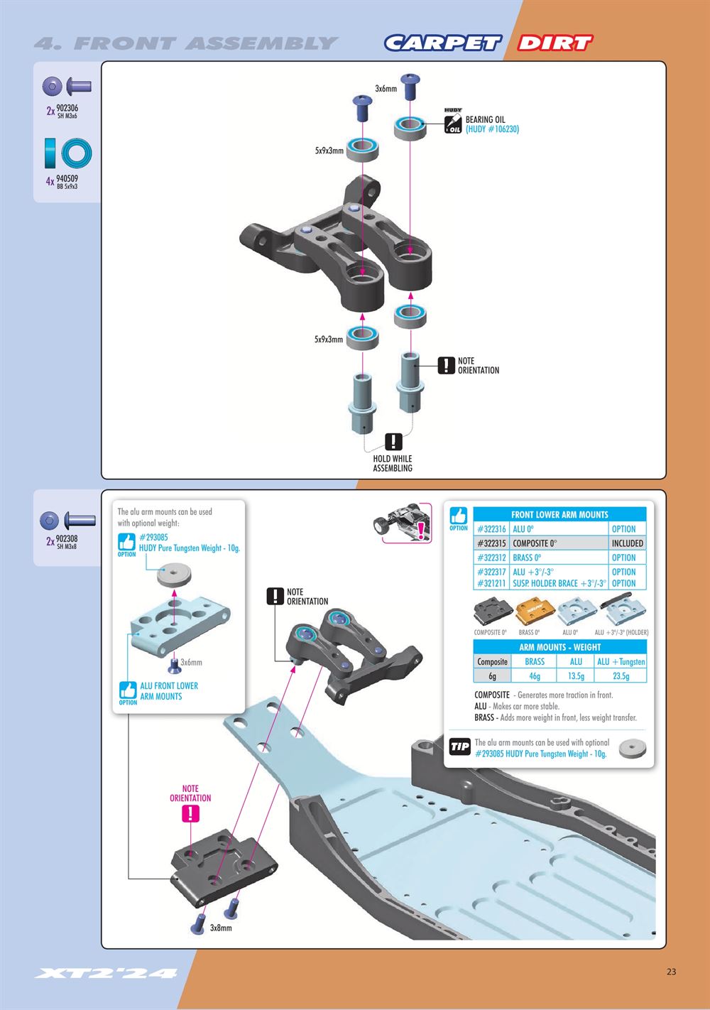 Xray - XT2D 2024 (XT2D'24) - Manual - Page 23