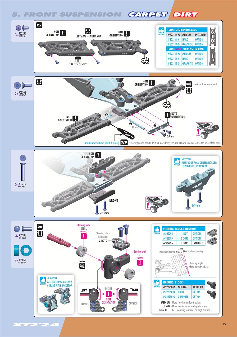 Xray - XT2D 2024 (XT2D'24) - Manual - Page 25