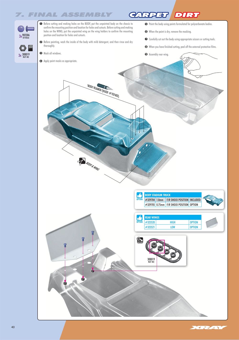 Xray - XT2D 2024 (XT2D'24) - Manual - Page 40