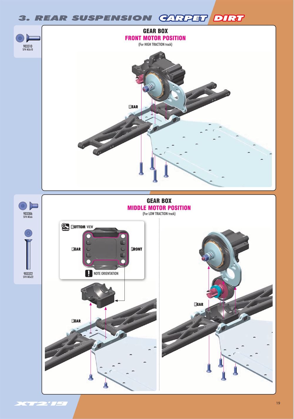 Xray - XT2D 2019 (XT2D'19) - Manual - Page 19
