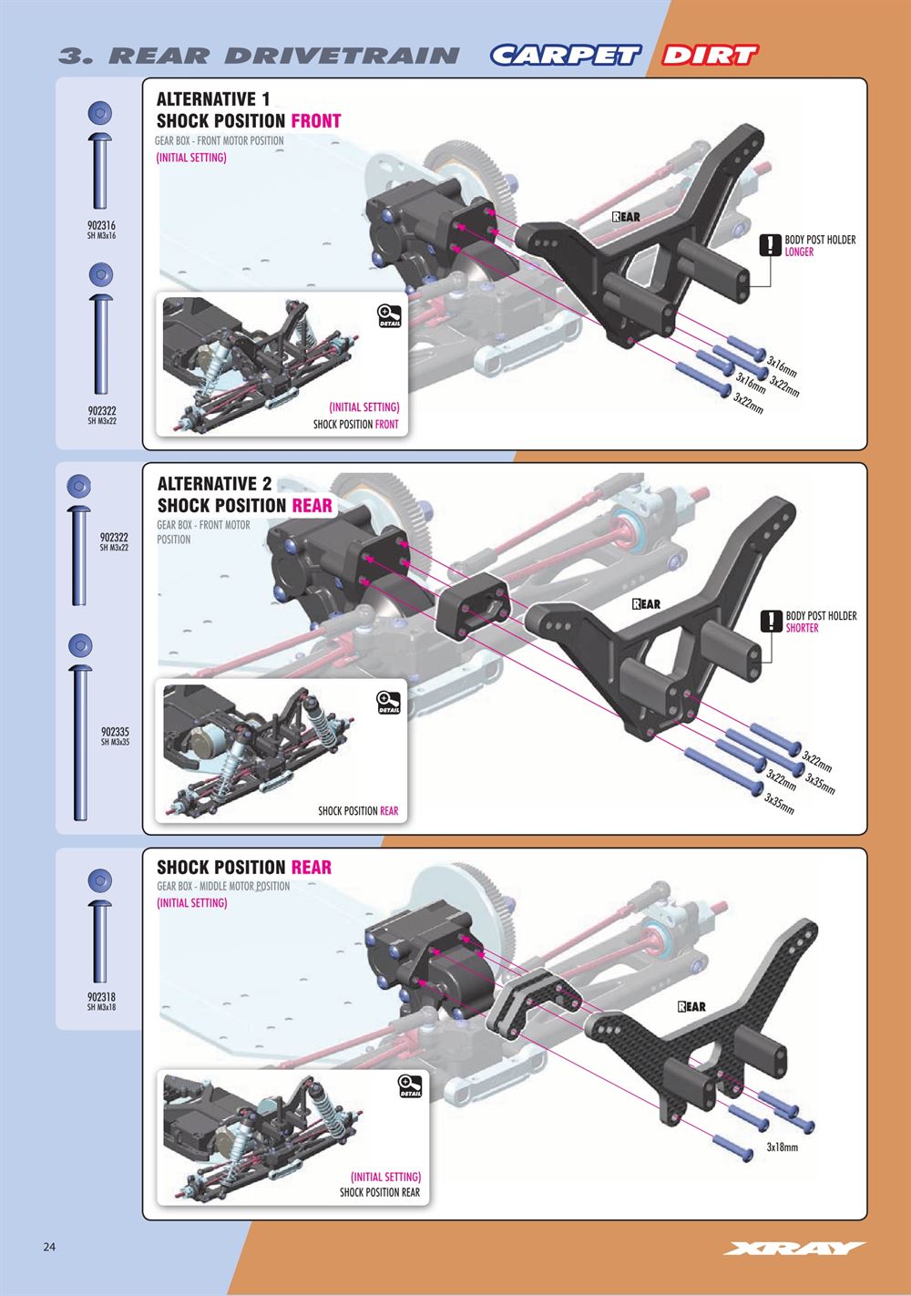 Xray - XT2D 2019 (XT2D'19) - Manual - Page 24