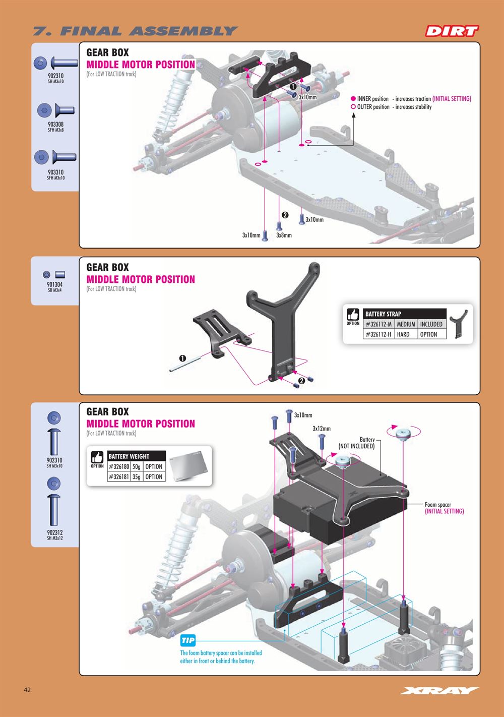 Xray - XT2D 2019 (XT2D'19) - Manual - Page 42