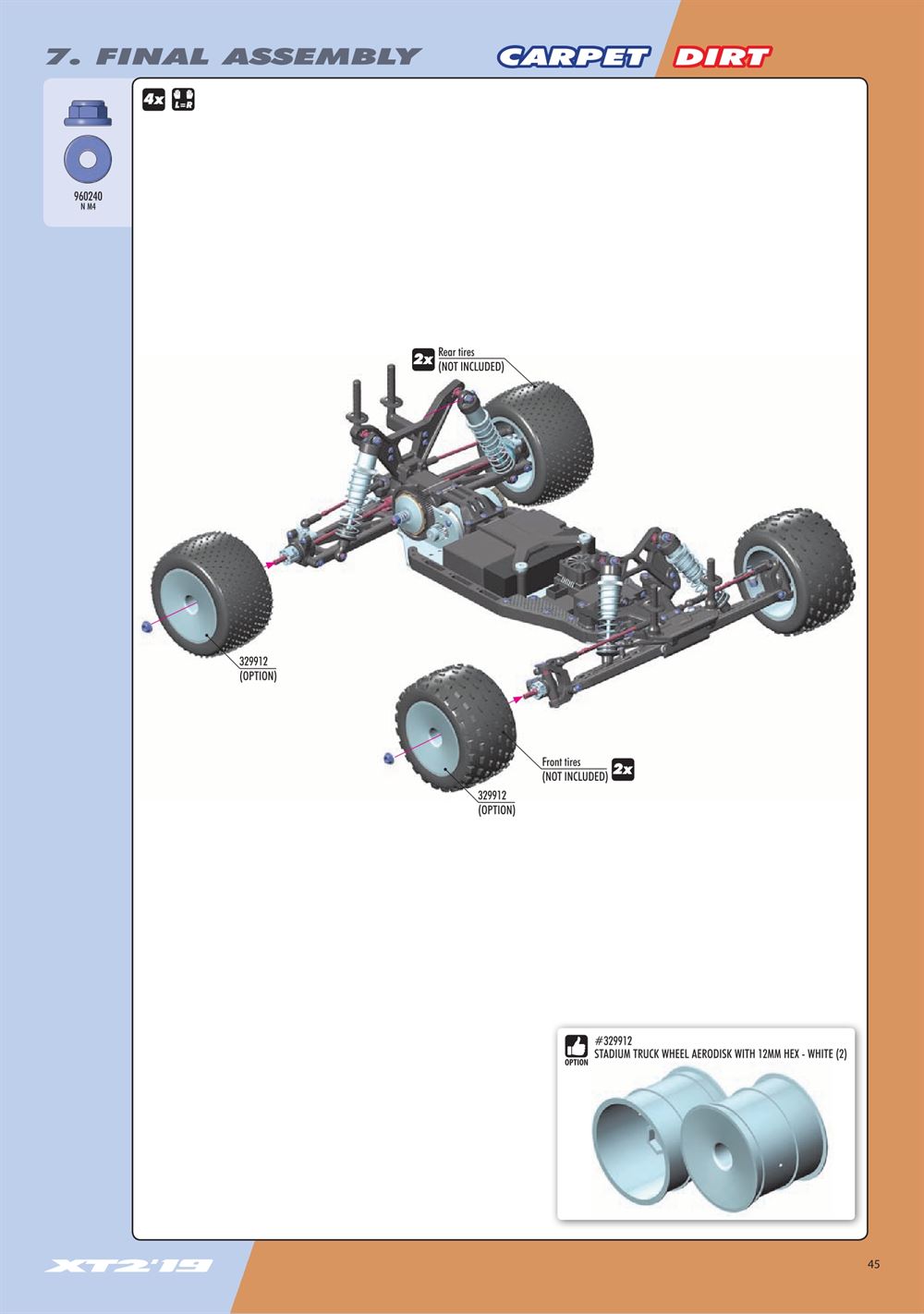 Xray - XT2D 2019 (XT2D'19) - Manual - Page 45