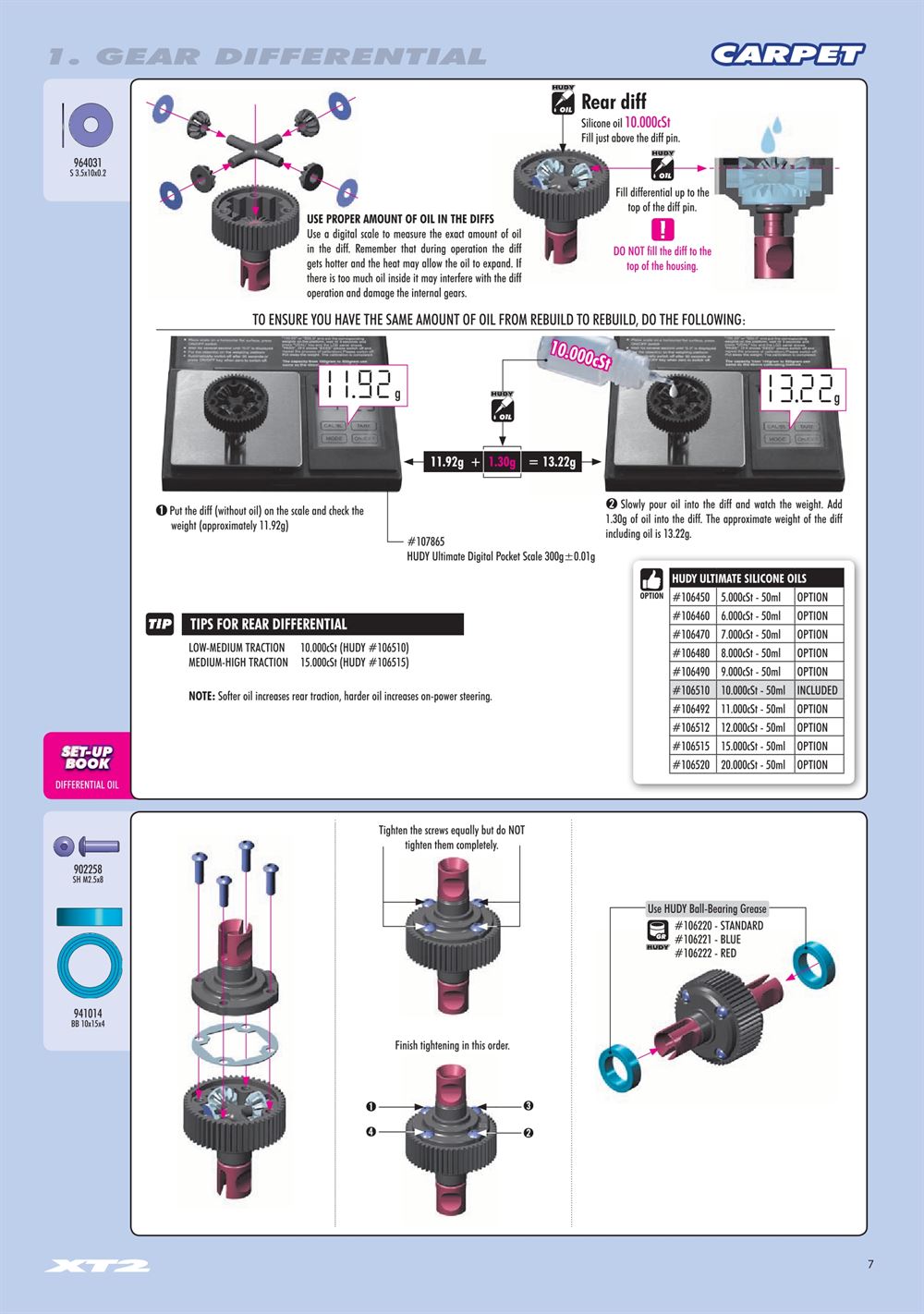 Xray - XT2D 2021 (XT2D'21) - Manual - Page 7