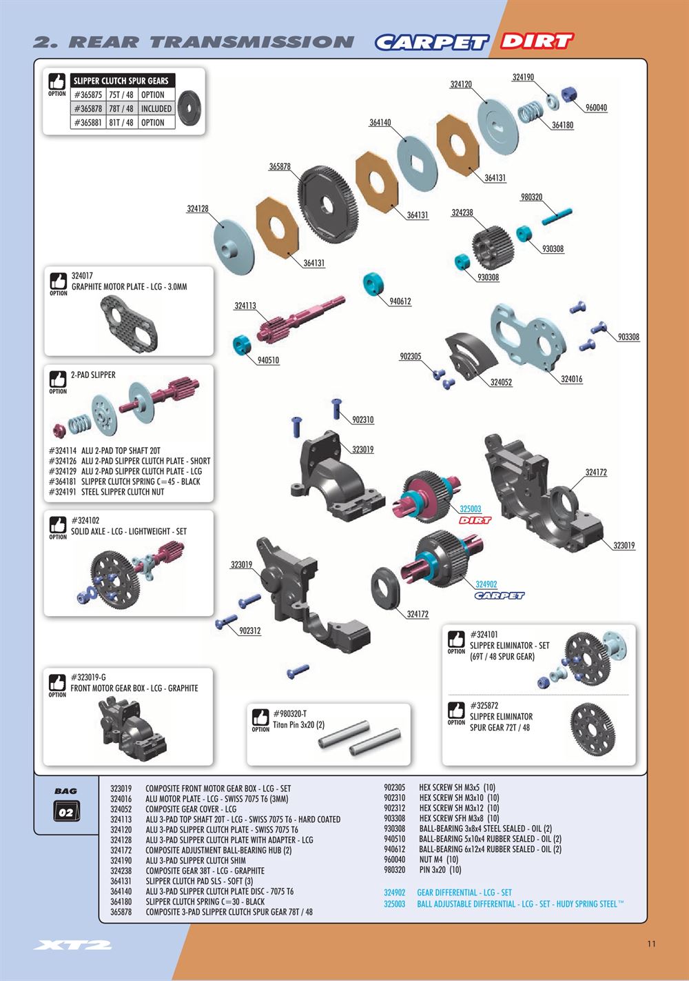 Xray - XT2D 2021 (XT2D'21) - Manual - Page 11