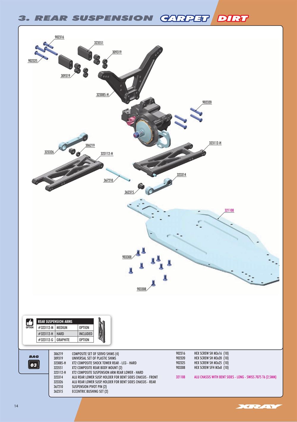 Xray - XT2D 2021 (XT2D'21) - Manual - Page 14