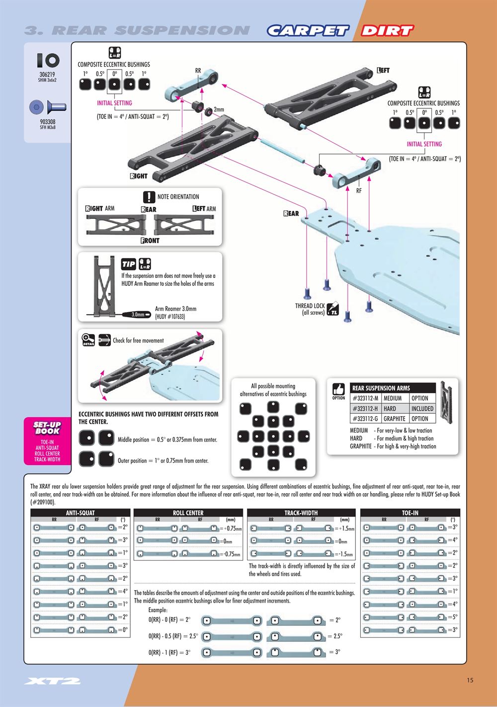 Xray - XT2D 2021 (XT2D'21) - Manual - Page 15