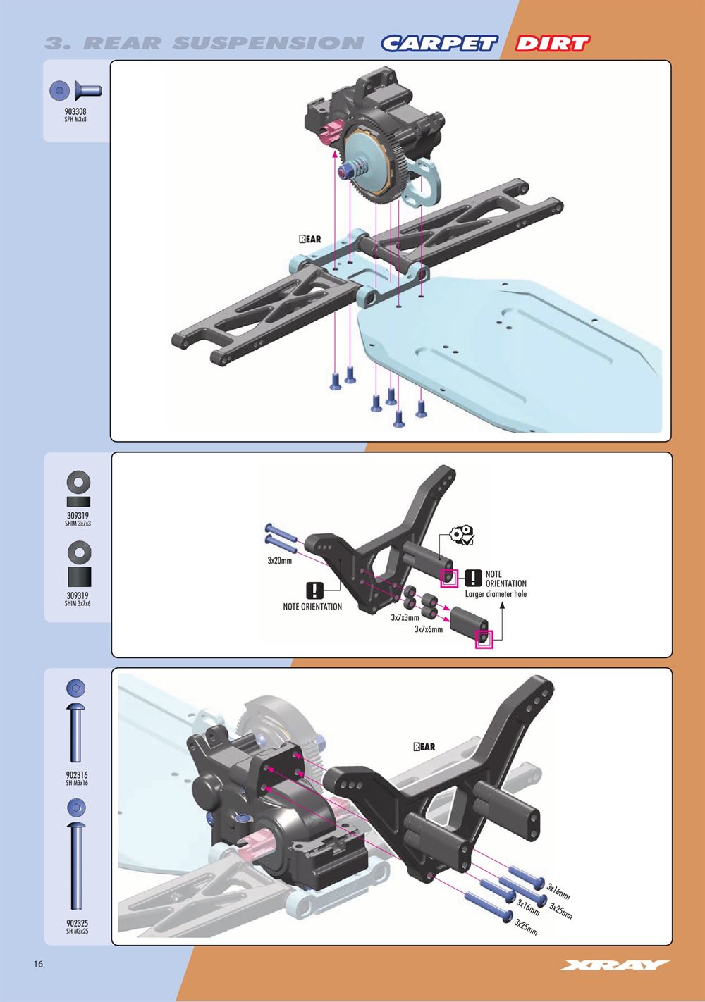 Xray - XT2D 2021 (XT2D'21) - Manual - Page 16