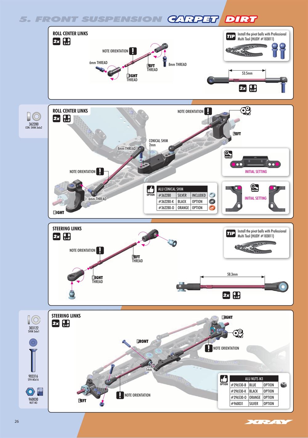Xray - XT2D 2021 (XT2D'21) - Manual - Page 26
