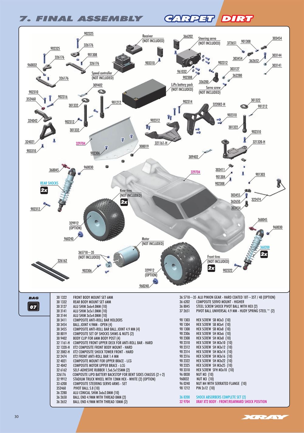 Xray - XT2D 2021 (XT2D'21) - Manual - Page 30