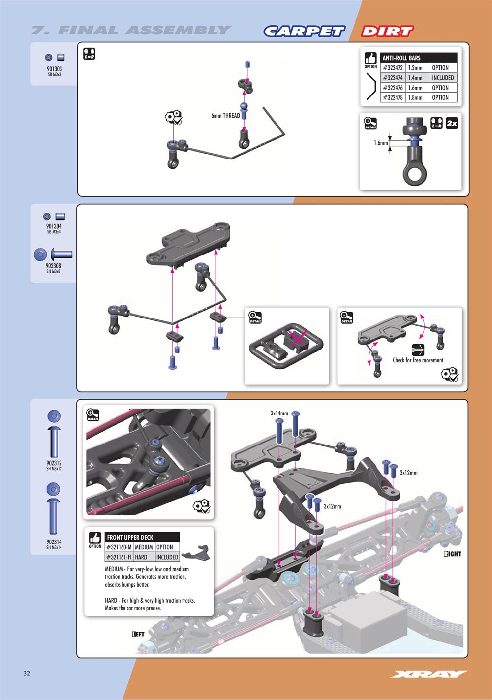 Xray - XT2D 2021 (XT2D'21) - Manual - Page 32