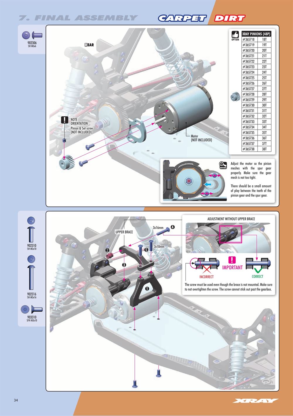 Xray - XT2D 2021 (XT2D'21) - Manual - Page 34