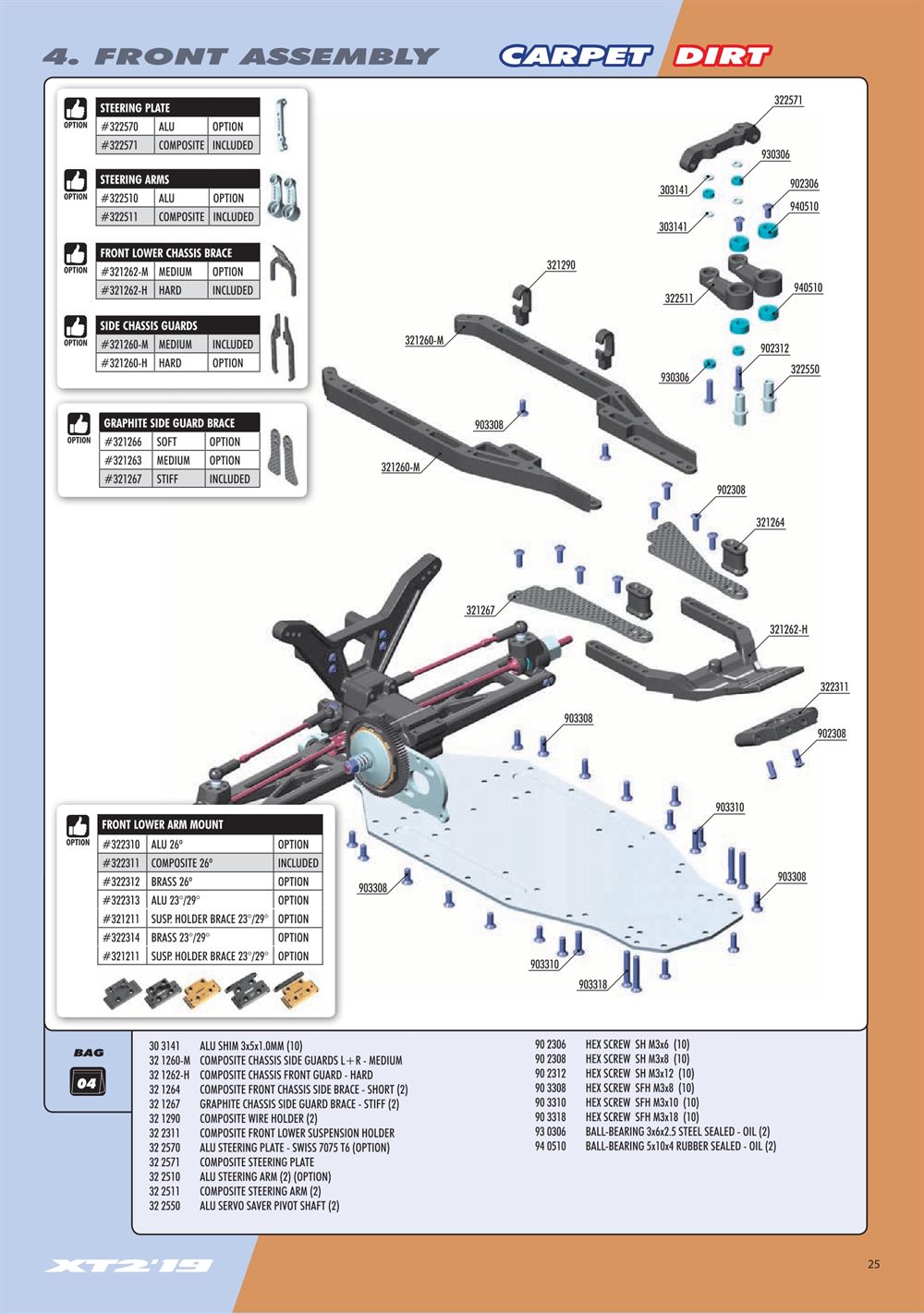 Xray - XT2C 2019 (XT2C'19) - Manual - Page 25