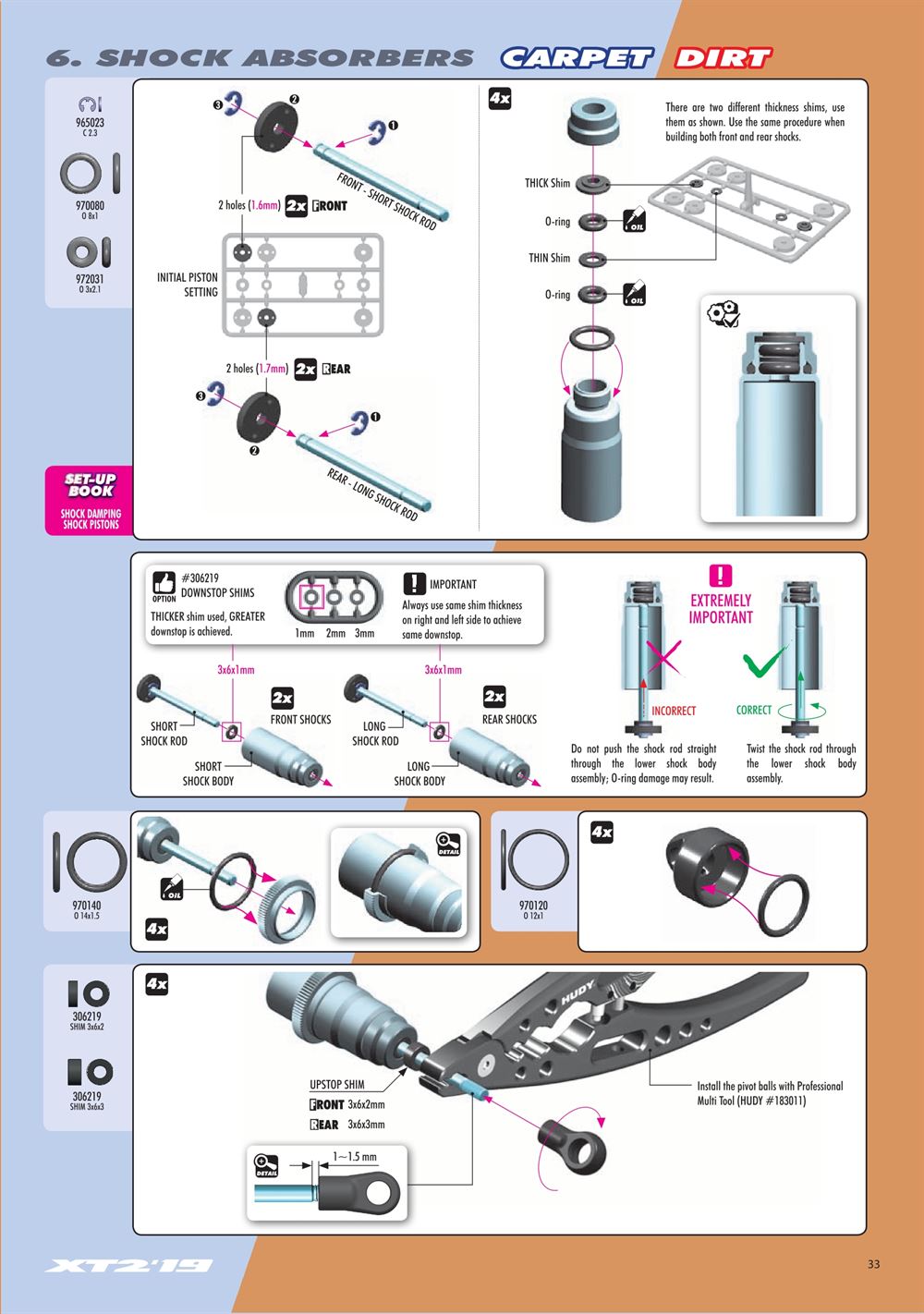 Xray - XT2C 2019 (XT2C'19) - Manual - Page 33
