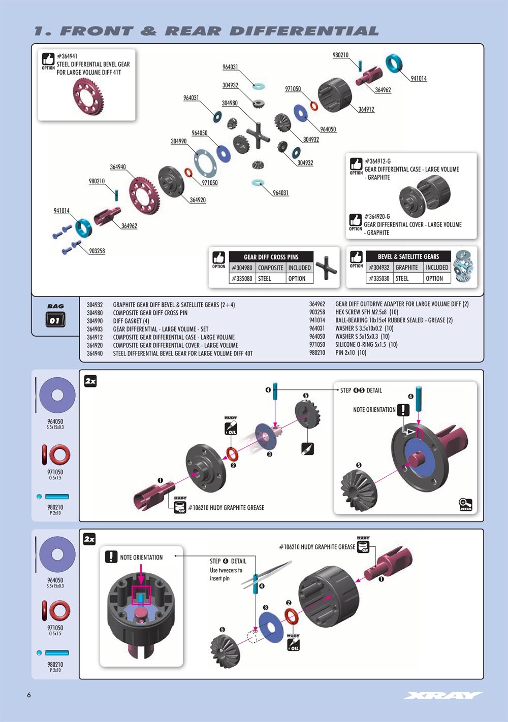 Xray - XT4.2 2020 (XT4'20) - Manual - Page 6