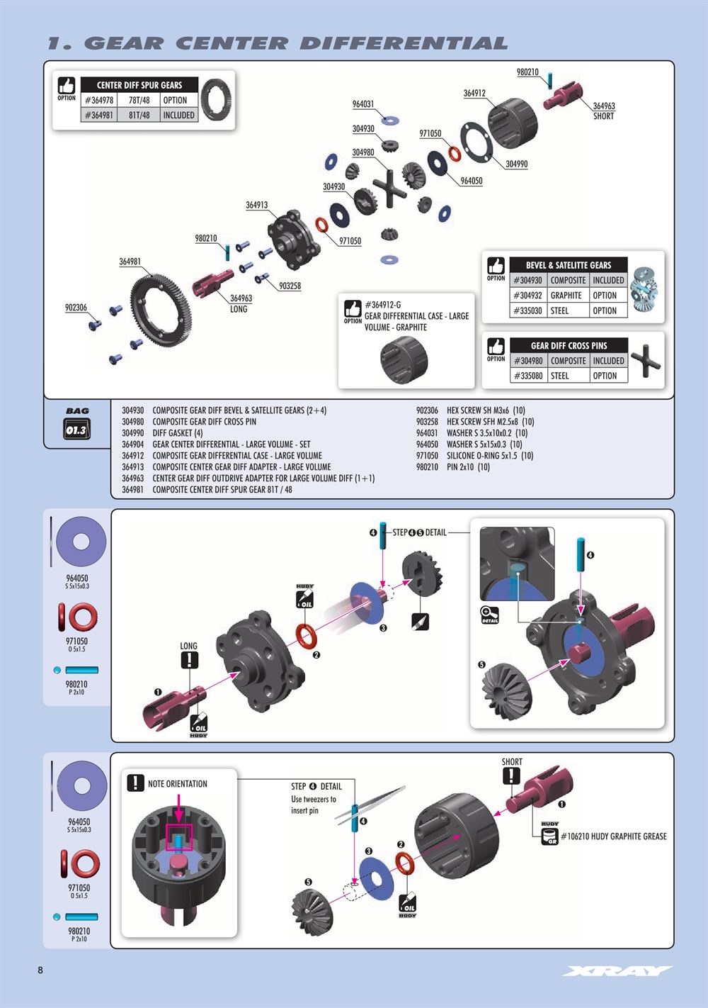 Xray - XT4.2 2020 (XT4'20) - Manual - Page 8