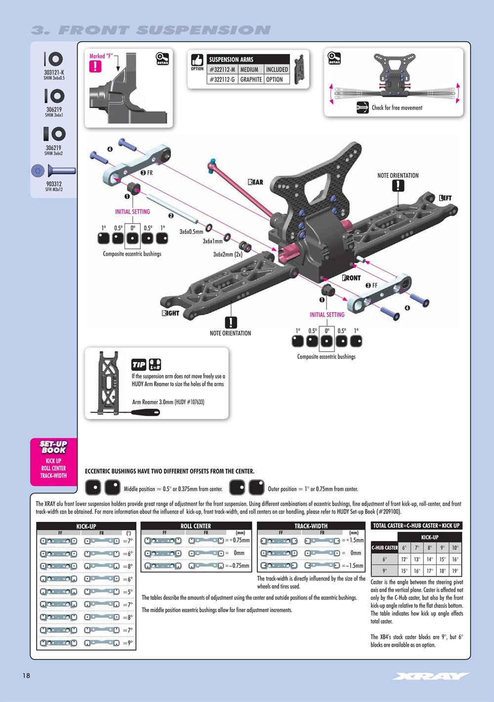 Xray - XT4.2 2020 (XT4'20) - Manual - Page 18