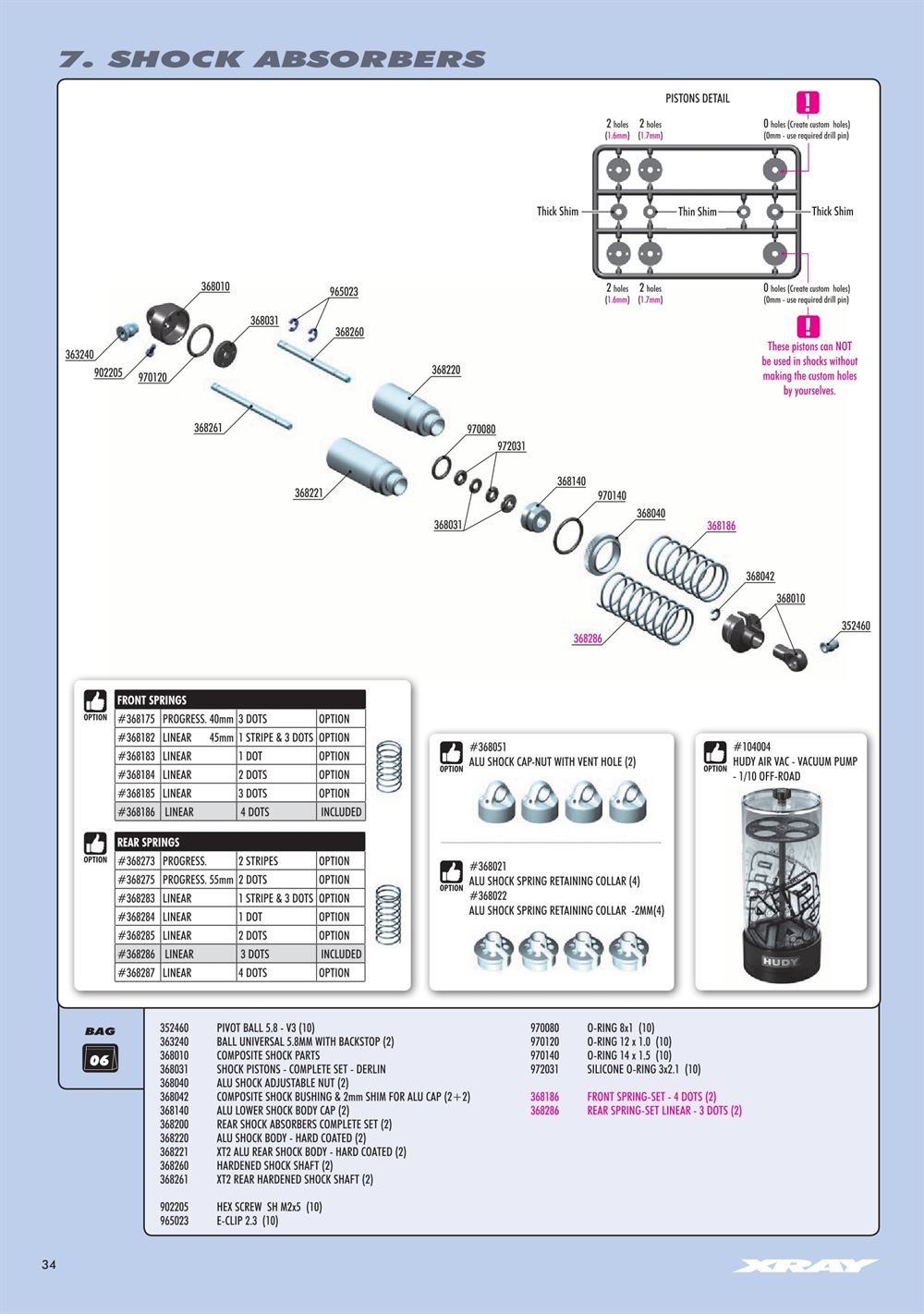 Xray - XT4.2 2020 (XT4'20) - Manual - Page 34