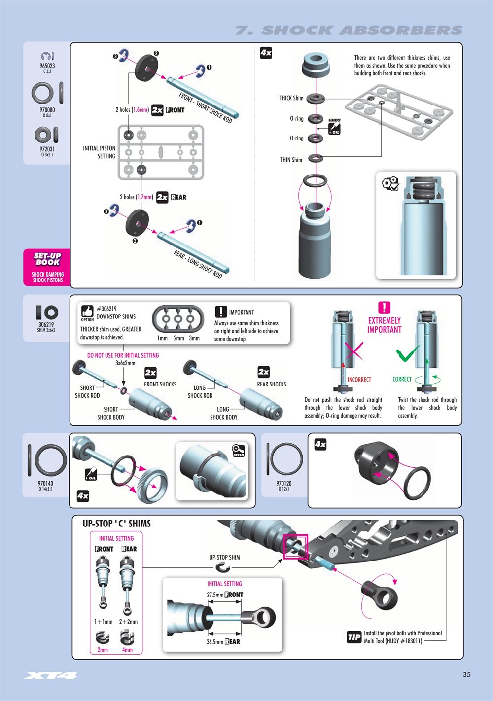 Xray - XT4.2 2020 (XT4'20) - Manual - Page 35