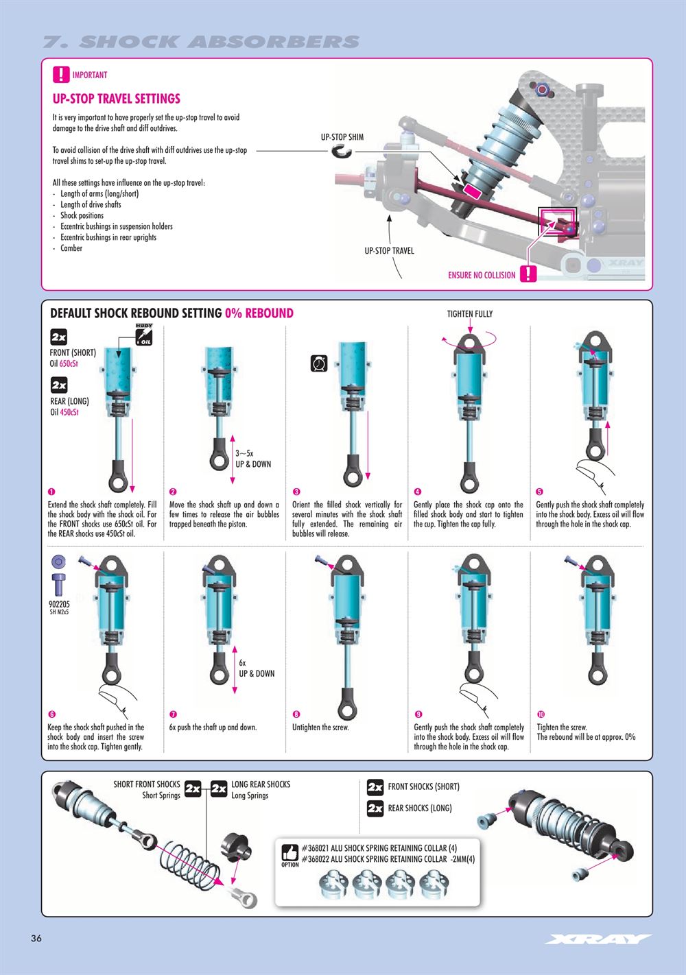 Xray - XT4.2 2020 (XT4'20) - Manual - Page 36