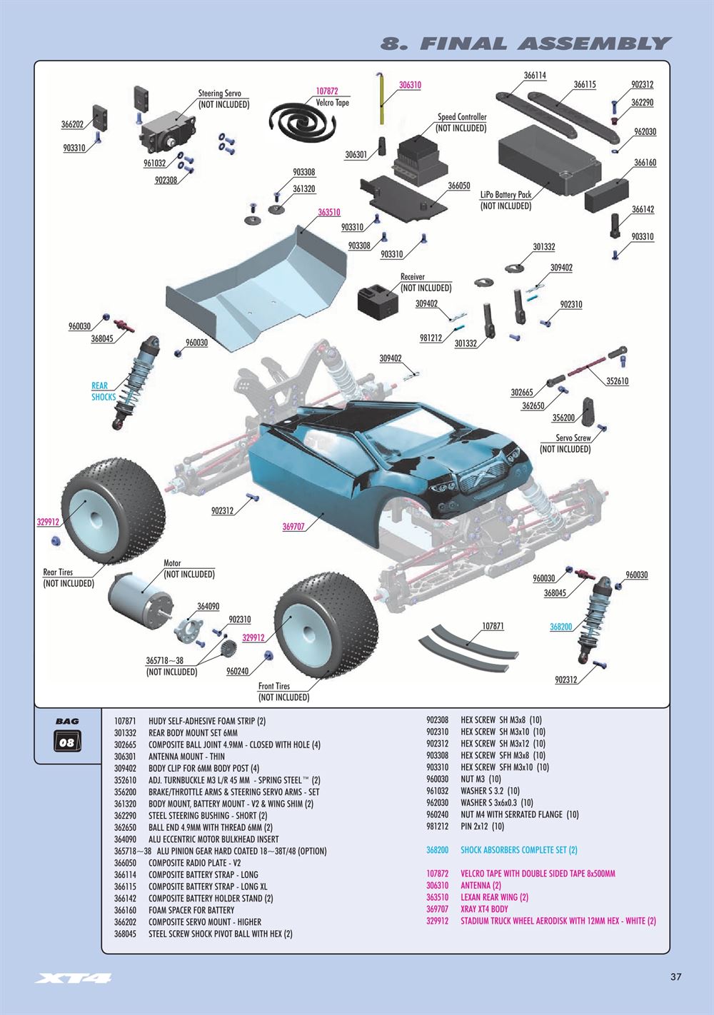 Xray - XT4.2 2020 (XT4'20) - Manual - Page 37