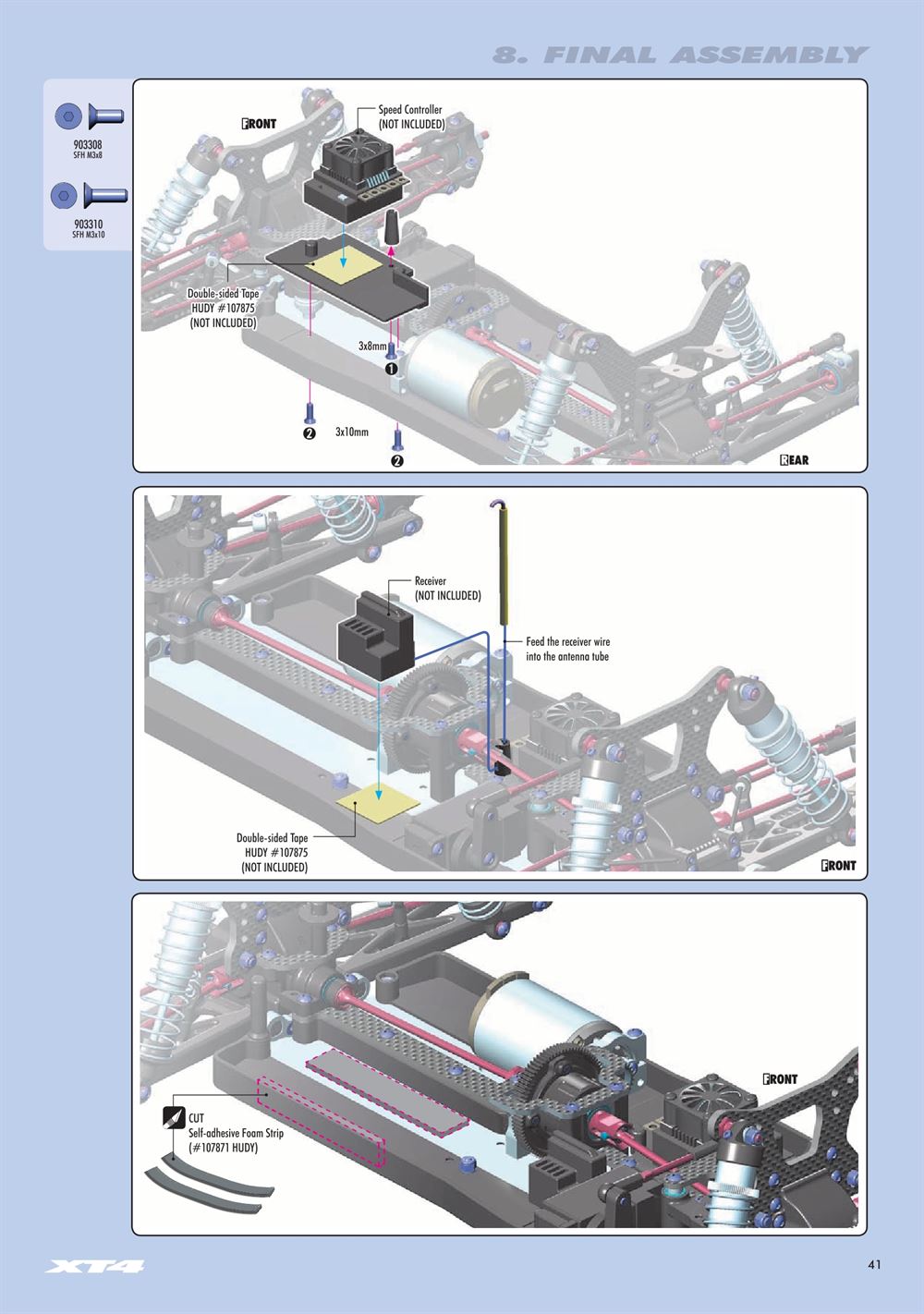 Xray - XT4.2 2020 (XT4'20) - Manual - Page 41