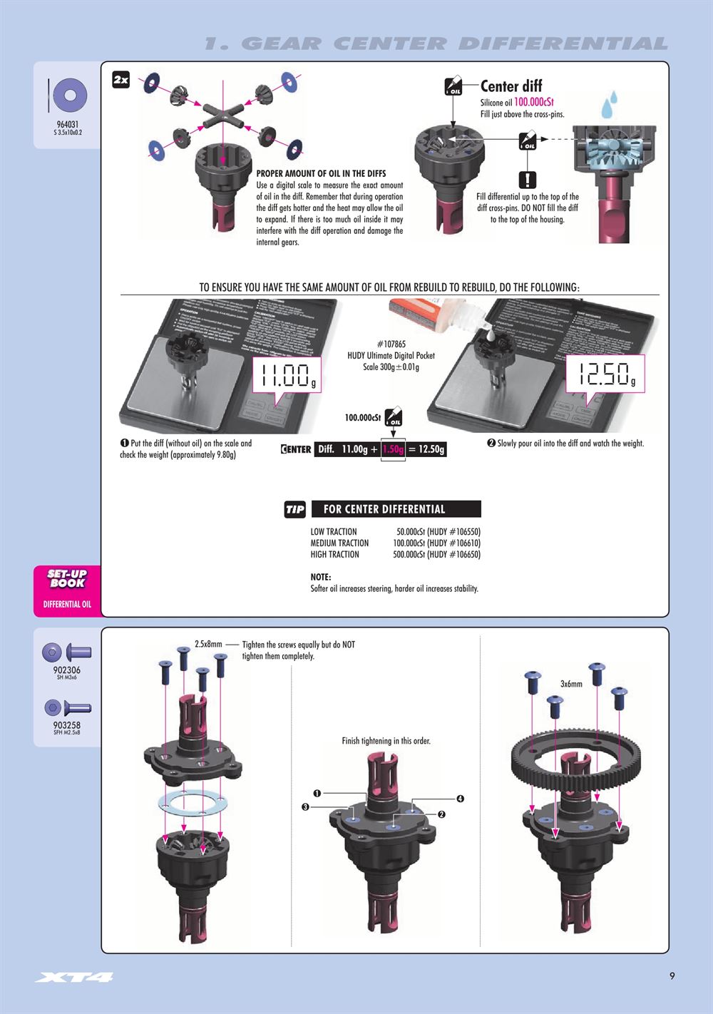 Xray - XT4 2019 (XT4'19) - Manual - Page 9