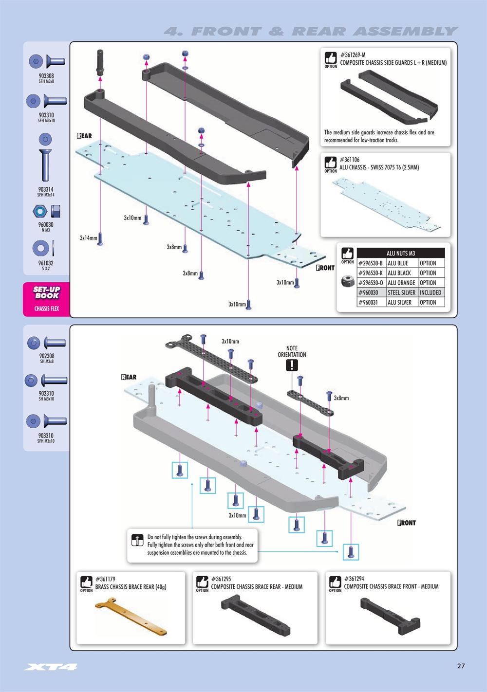 Xray - XT4 2019 (XT4'19) - Manual - Page 27