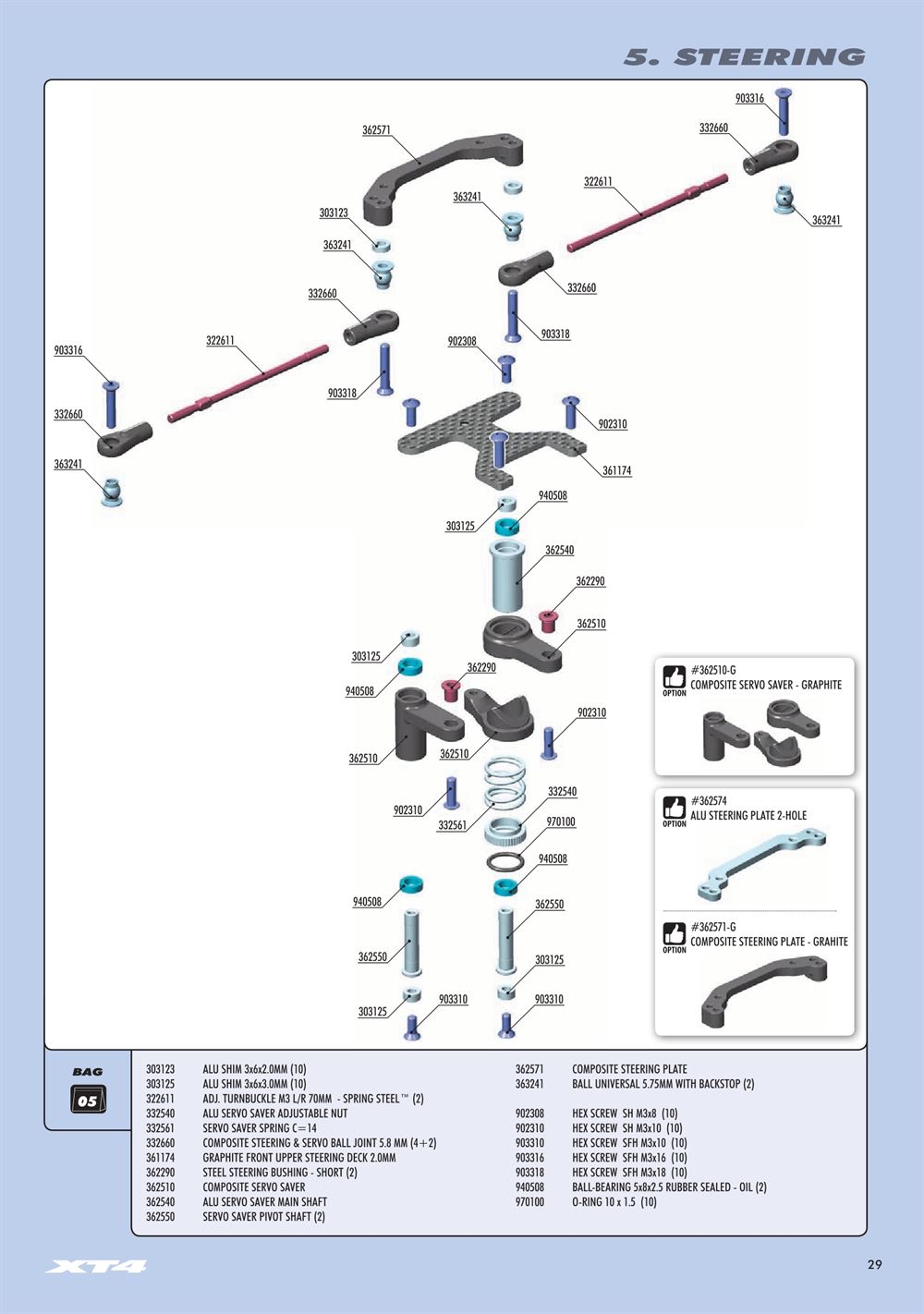 Xray - XT4 2019 (XT4'19) - Manual - Page 29