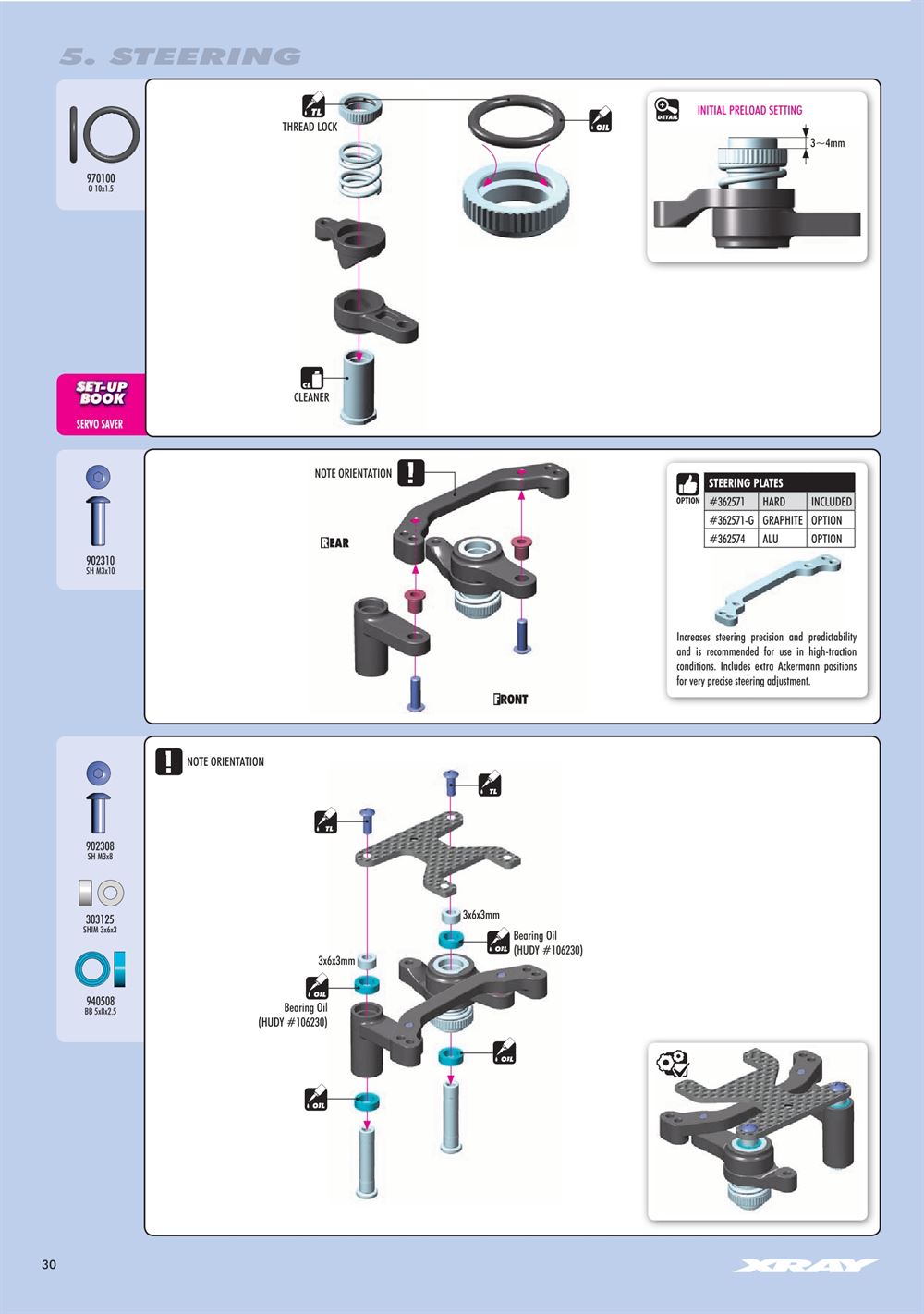 Xray - XT4 2019 (XT4'19) - Manual - Page 30