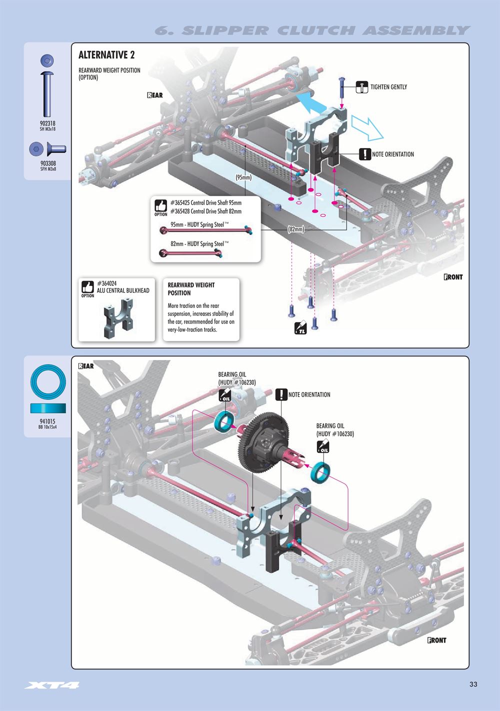 Xray - XT4 2019 (XT4'19) - Manual - Page 33