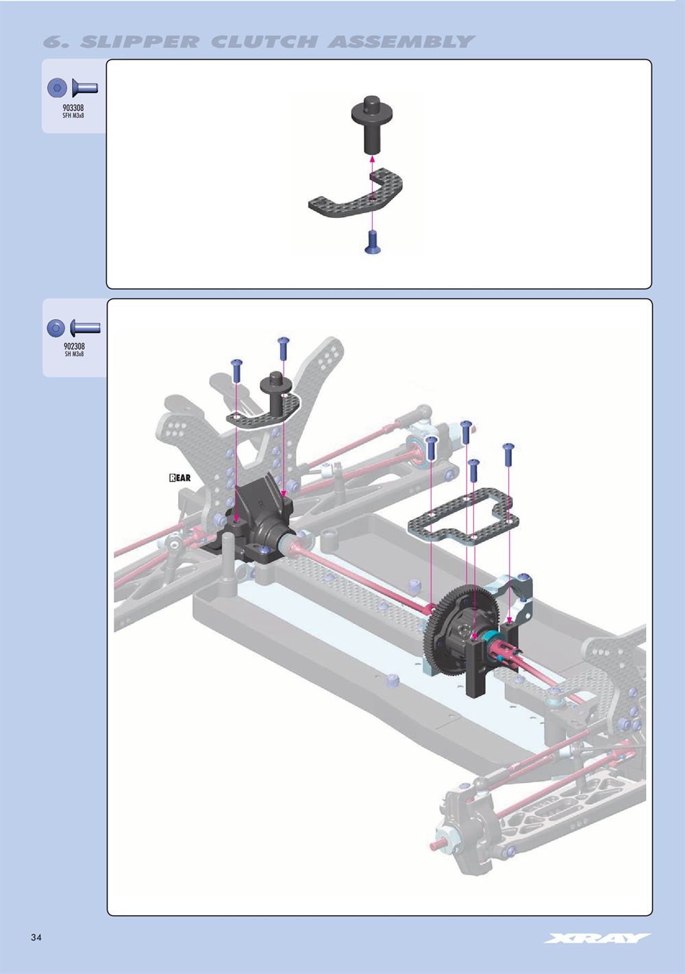 Xray - XT4 2019 (XT4'19) - Manual - Page 34