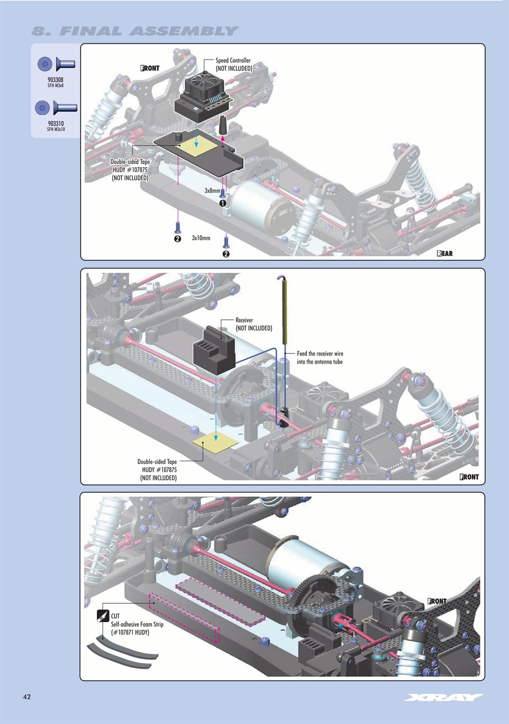 Xray - XT4 2019 (XT4'19) - Manual - Page 42