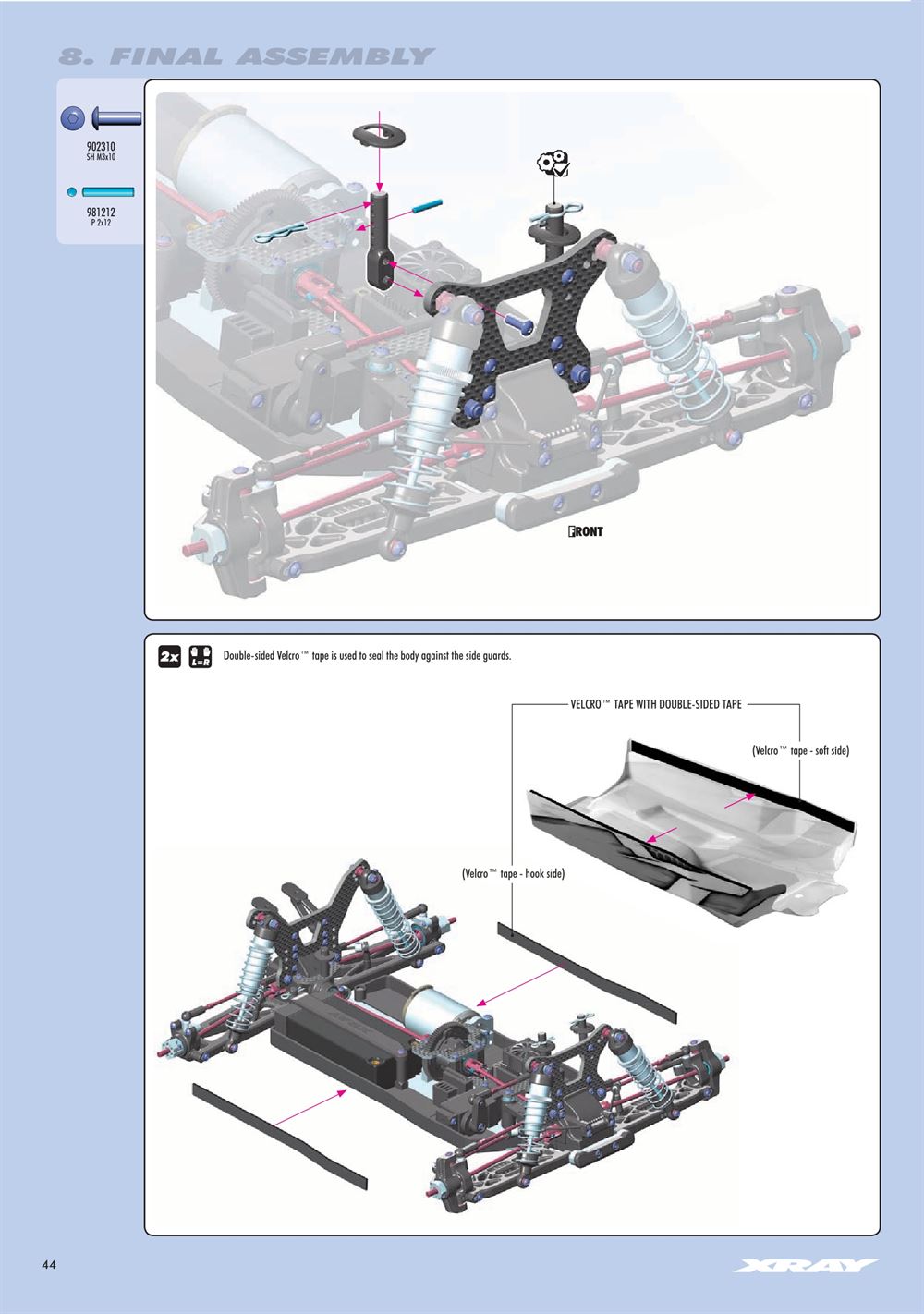Xray - XT4 2019 (XT4'19) - Manual - Page 44