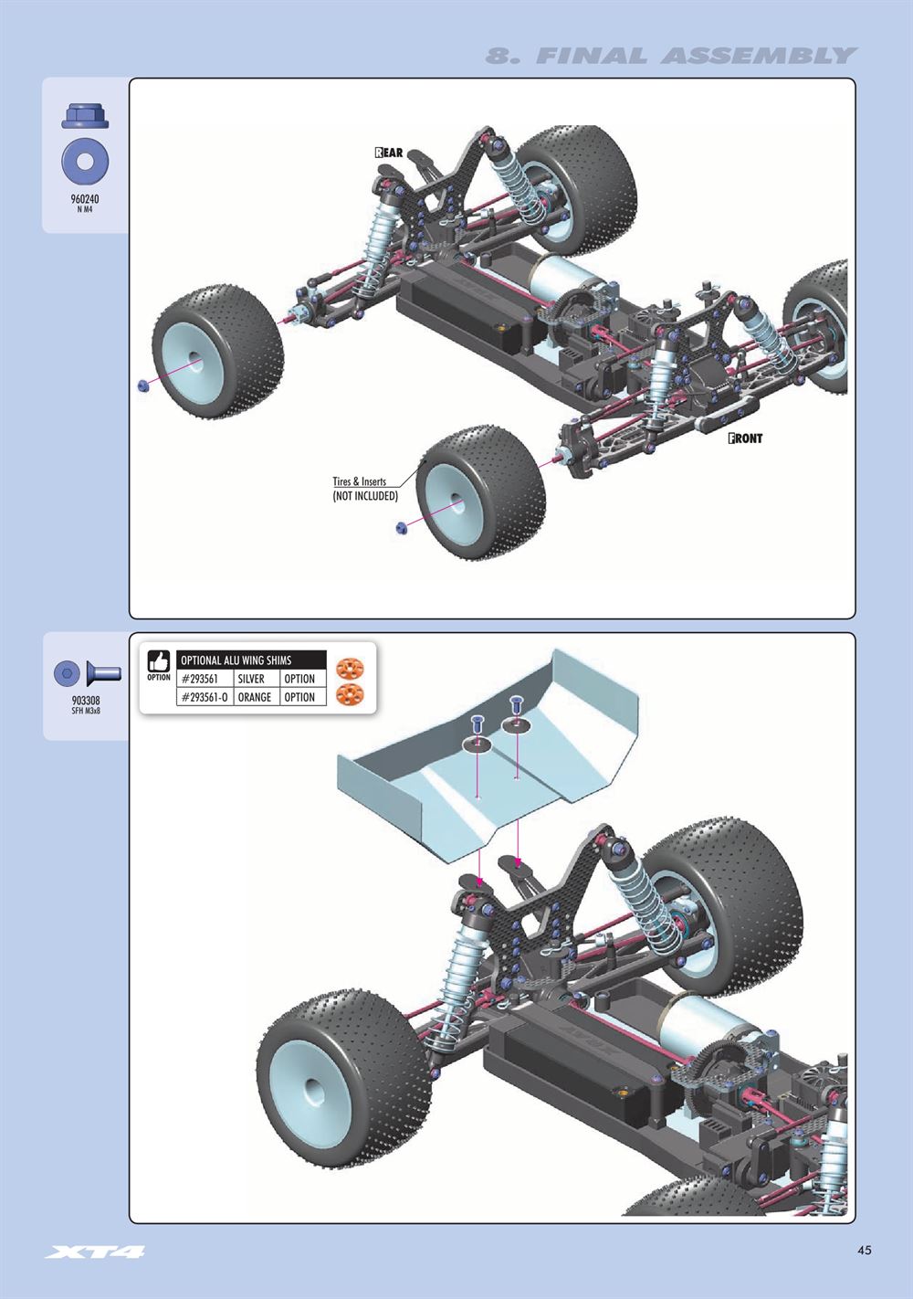 Xray - XT4 2019 (XT4'19) - Manual - Page 45