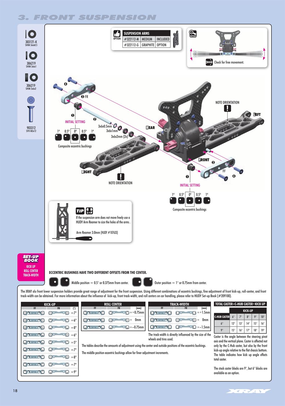 Xray - XT4 2023 (XT4'23) - Manual - Page 18