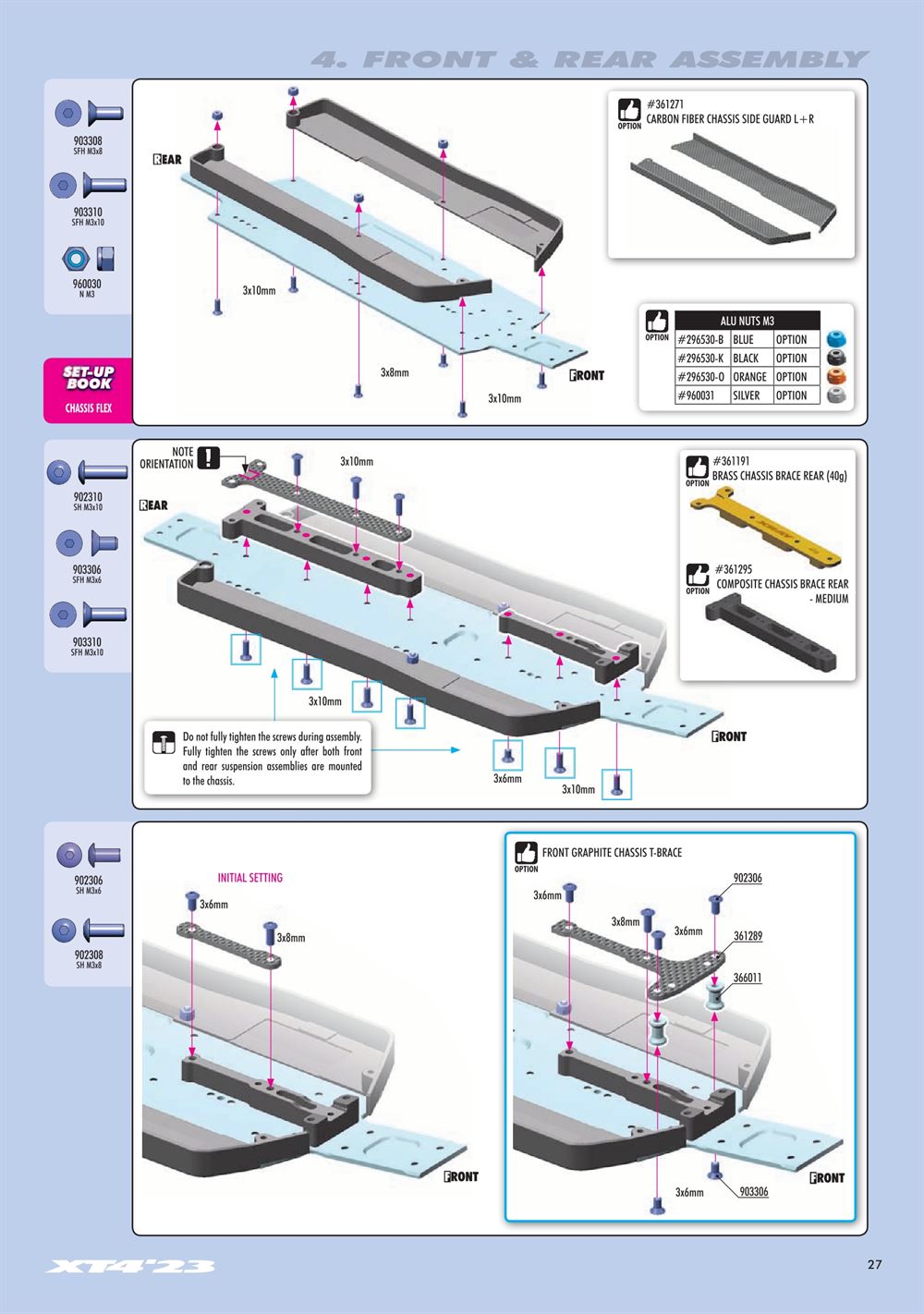 Xray - XT4 2023 (XT4'23) - Manual - Page 27