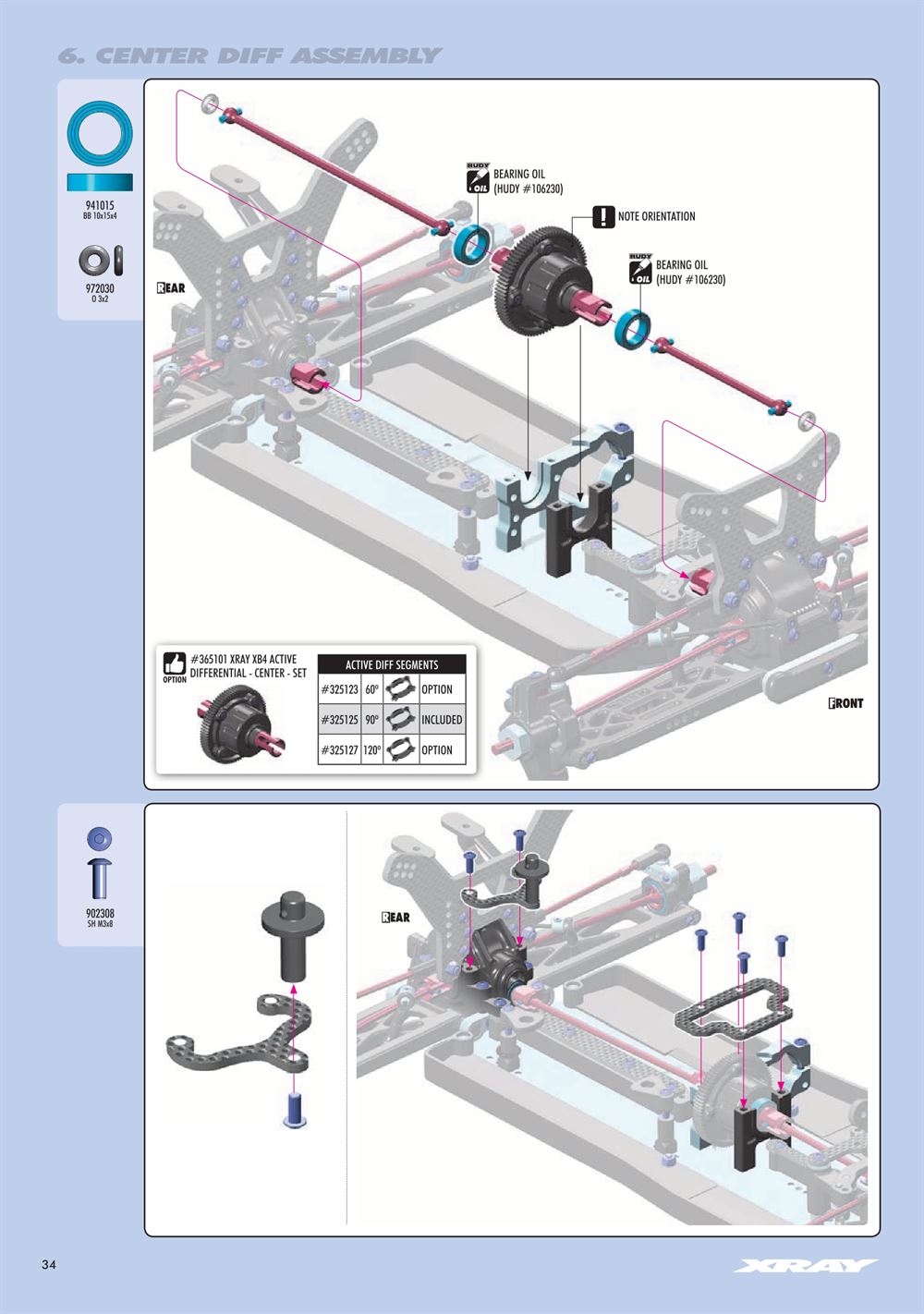 Xray - XT4 2023 (XT4'23) - Manual - Page 34
