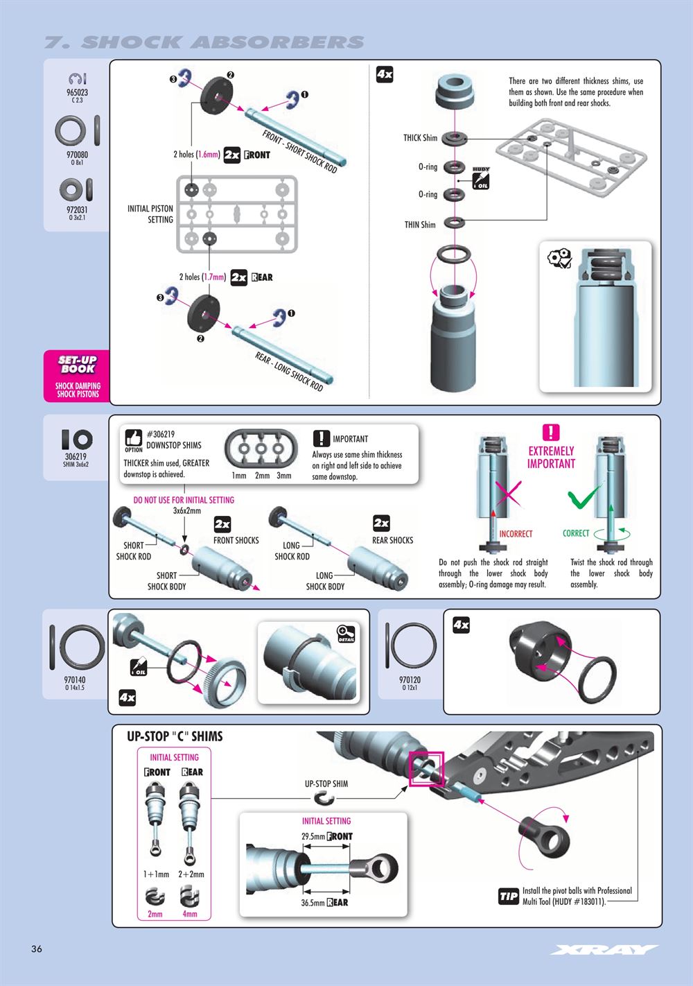 Xray - XT4 2023 (XT4'23) - Manual - Page 36