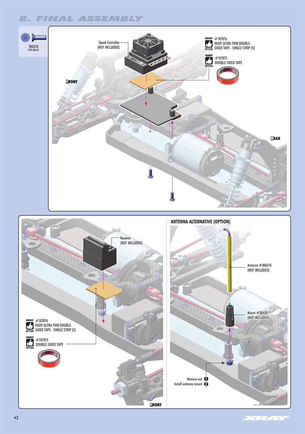 Xray - XT4 2023 (XT4'23) - Manual - Page 42