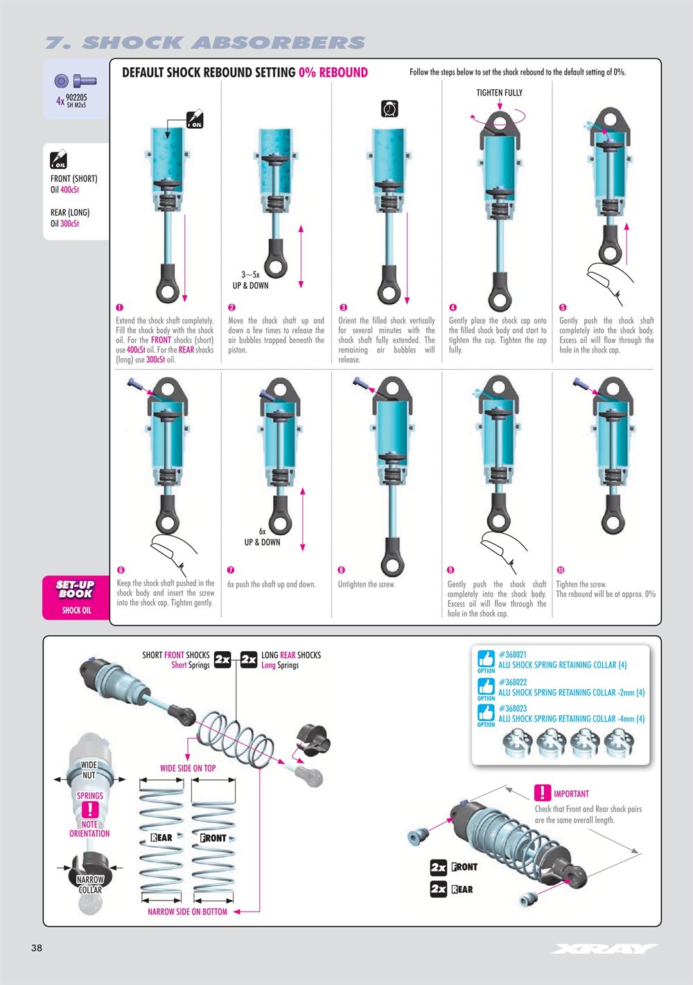 Xray - XT4 2025 (XT4'25) - Manual - Page 38