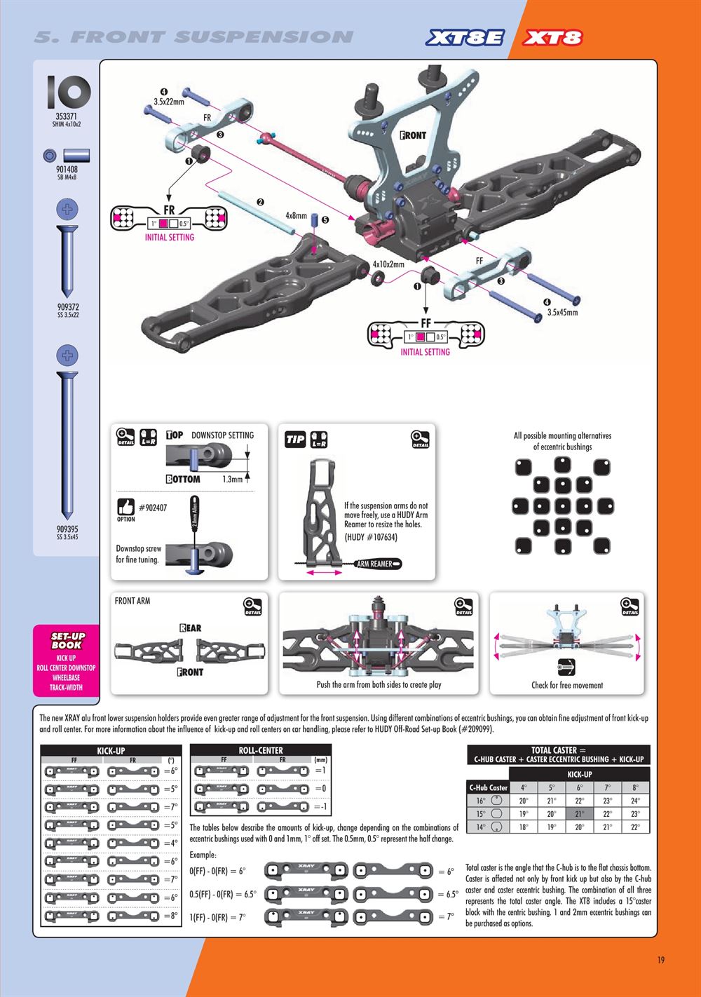 Xray - XT8.2 2019 (XT8'19) - Manual - Page 19