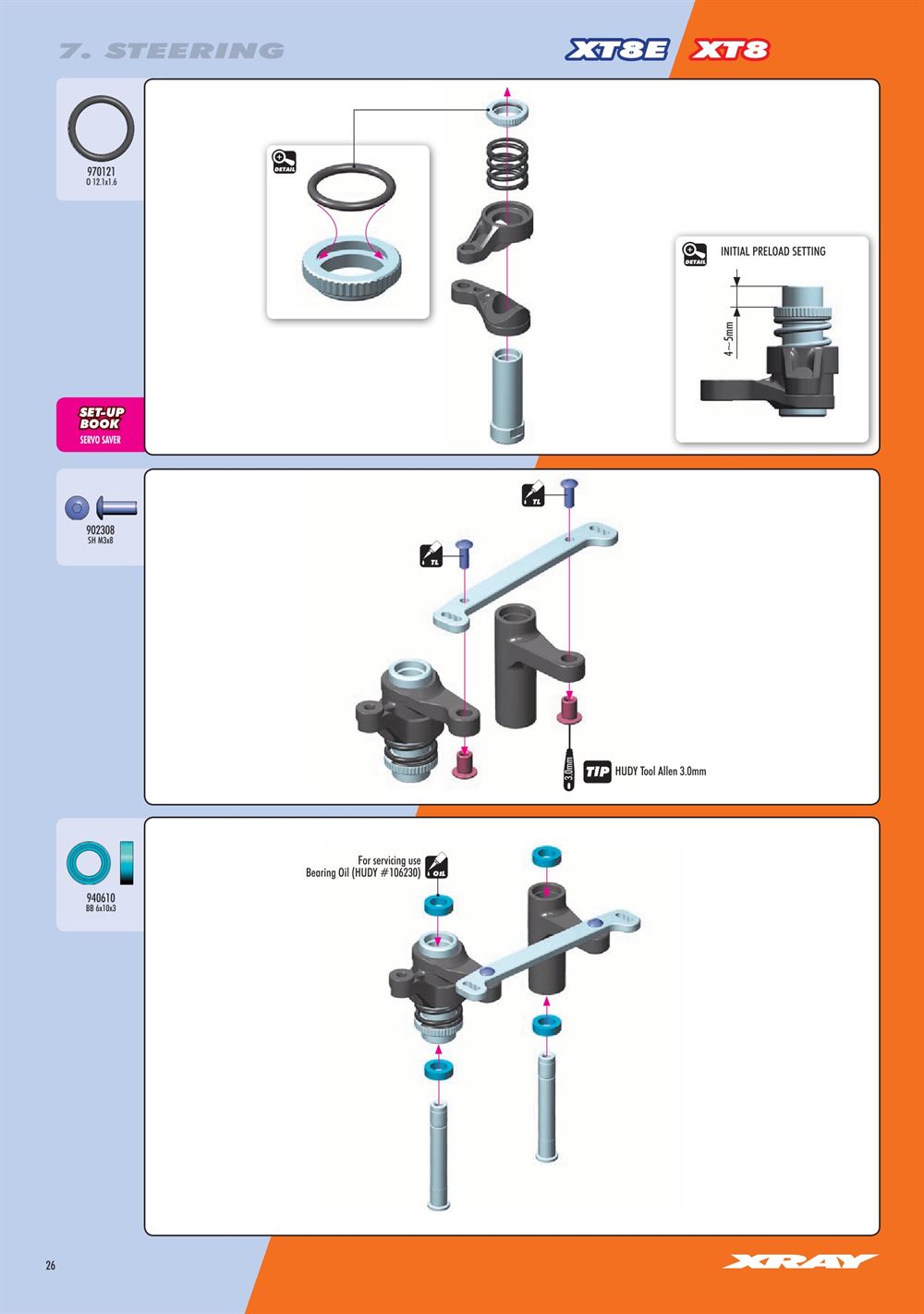 Xray - XT8.2 2019 (XT8'19) - Manual - Page 26