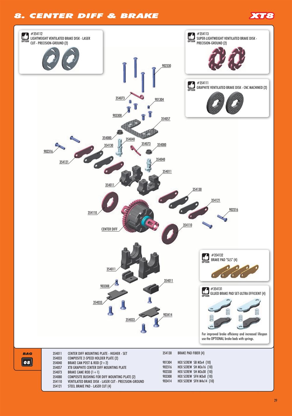Xray - XT8.2 2019 (XT8'19) - Manual - Page 29